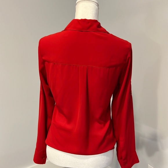Red Express button down - Picture 4 of 4
